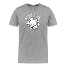 Load image into Gallery viewer, FystFyte™ Fighter Definition (Wht print) Men&#39;s Premium T-Shirt - heather gray
