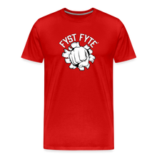 Load image into Gallery viewer, FystFyte™ Fighter Definition (Wht print) Men&#39;s Premium T-Shirt - red
