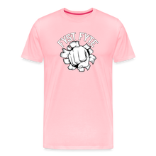 Load image into Gallery viewer, FystFyte™ Tougher Than Most™ Fist (Wht print) Men&#39;s Premium T-Shirt - pink
