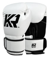 KRBON Boxing Gloves White|Black